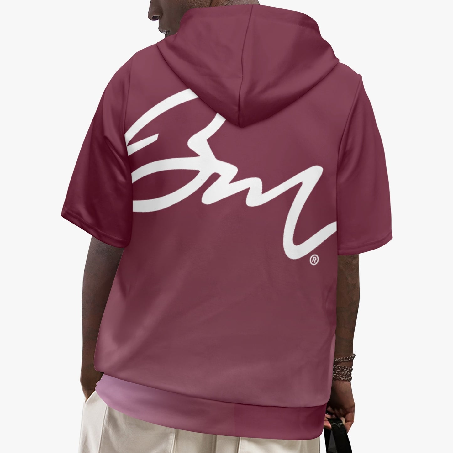 BMI ROSE Short Sleeve Hoodie