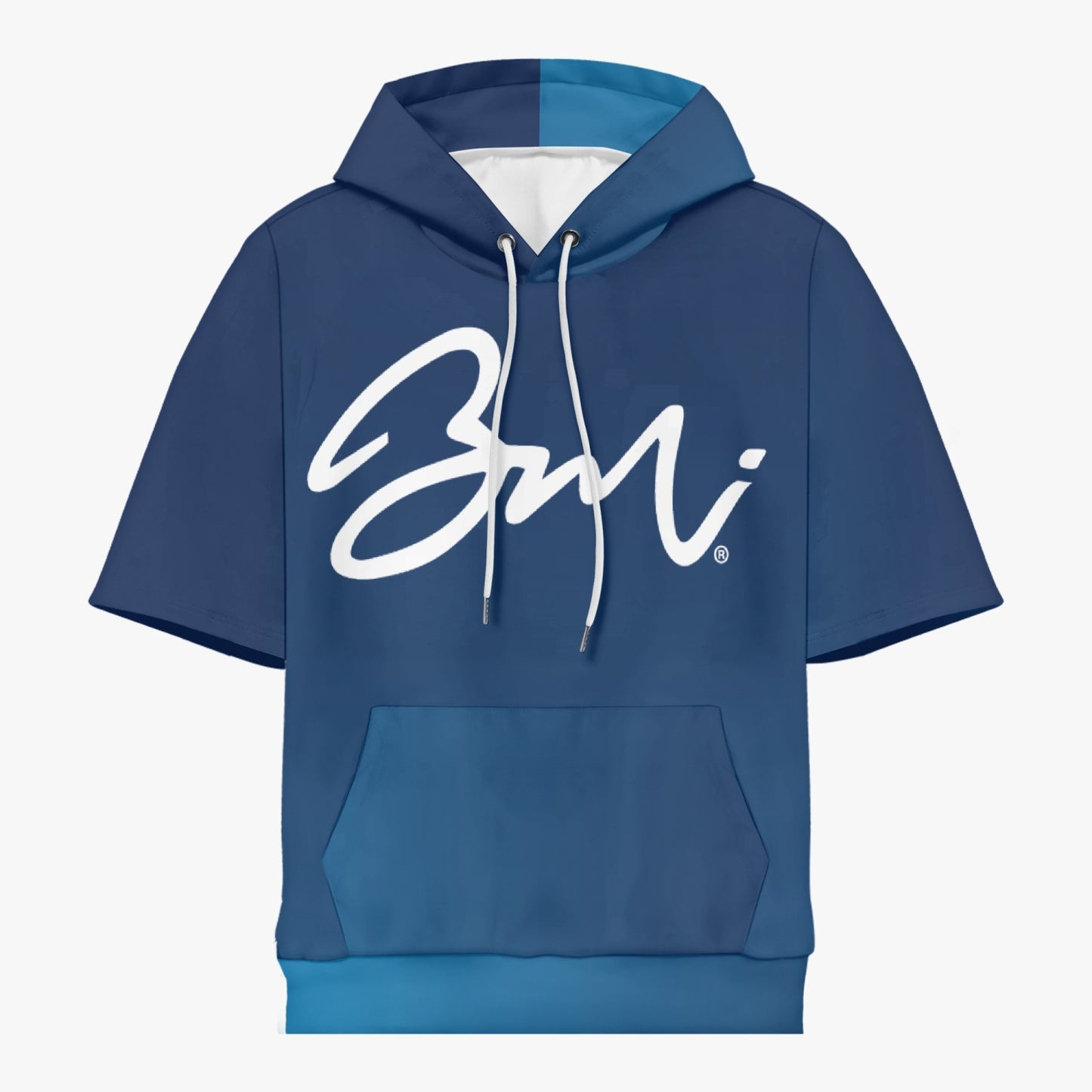 BMI BLU Short Sleeve Hoodie