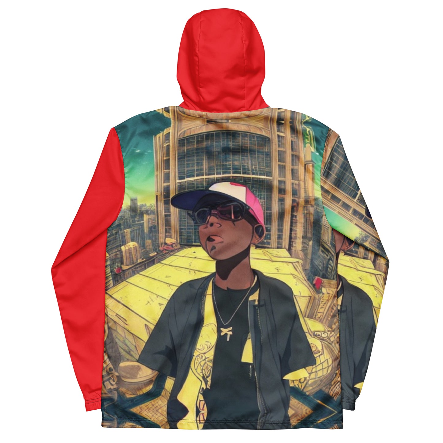Hip Hop x Anime Men’s windbreaker