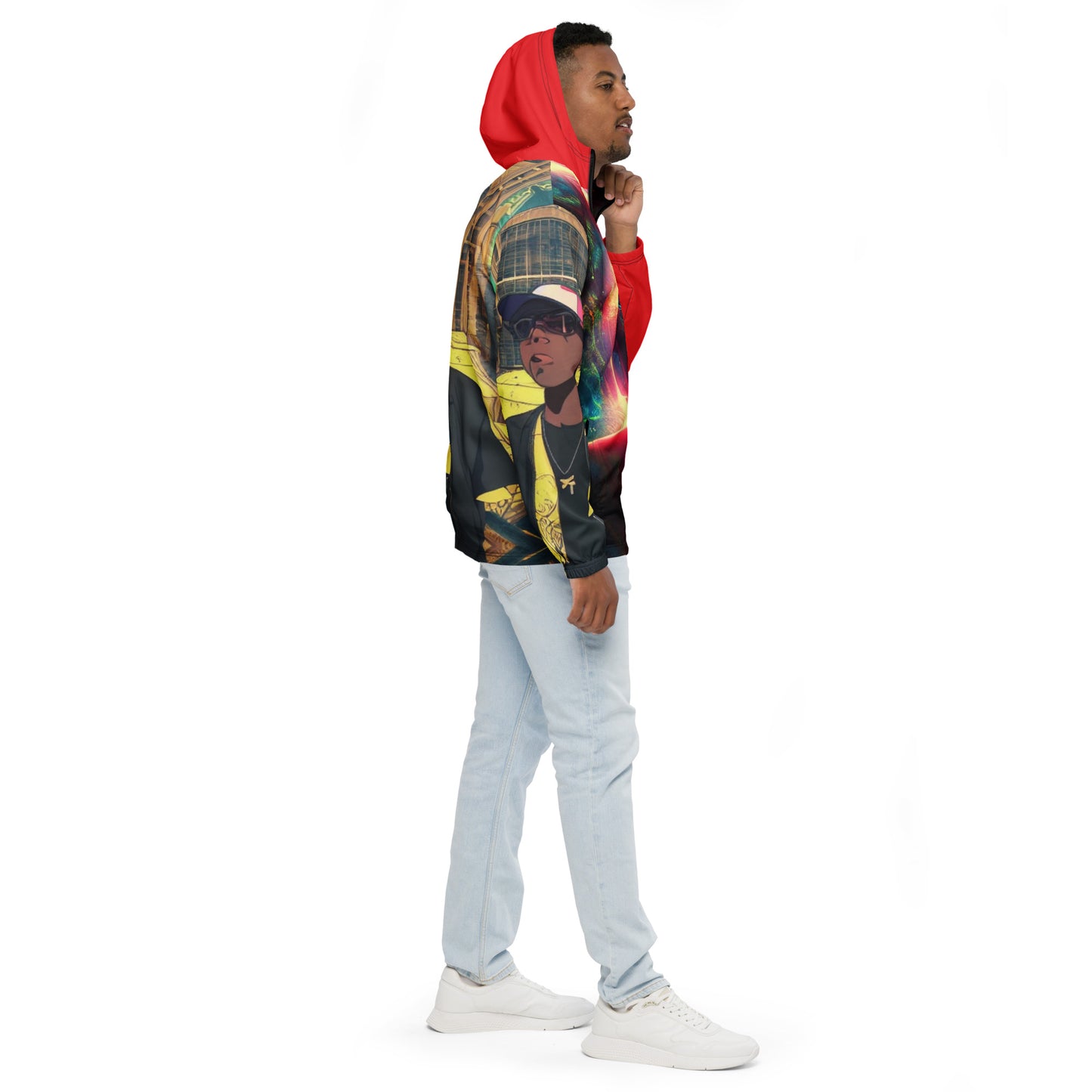 Hip Hop x Anime Men’s windbreaker