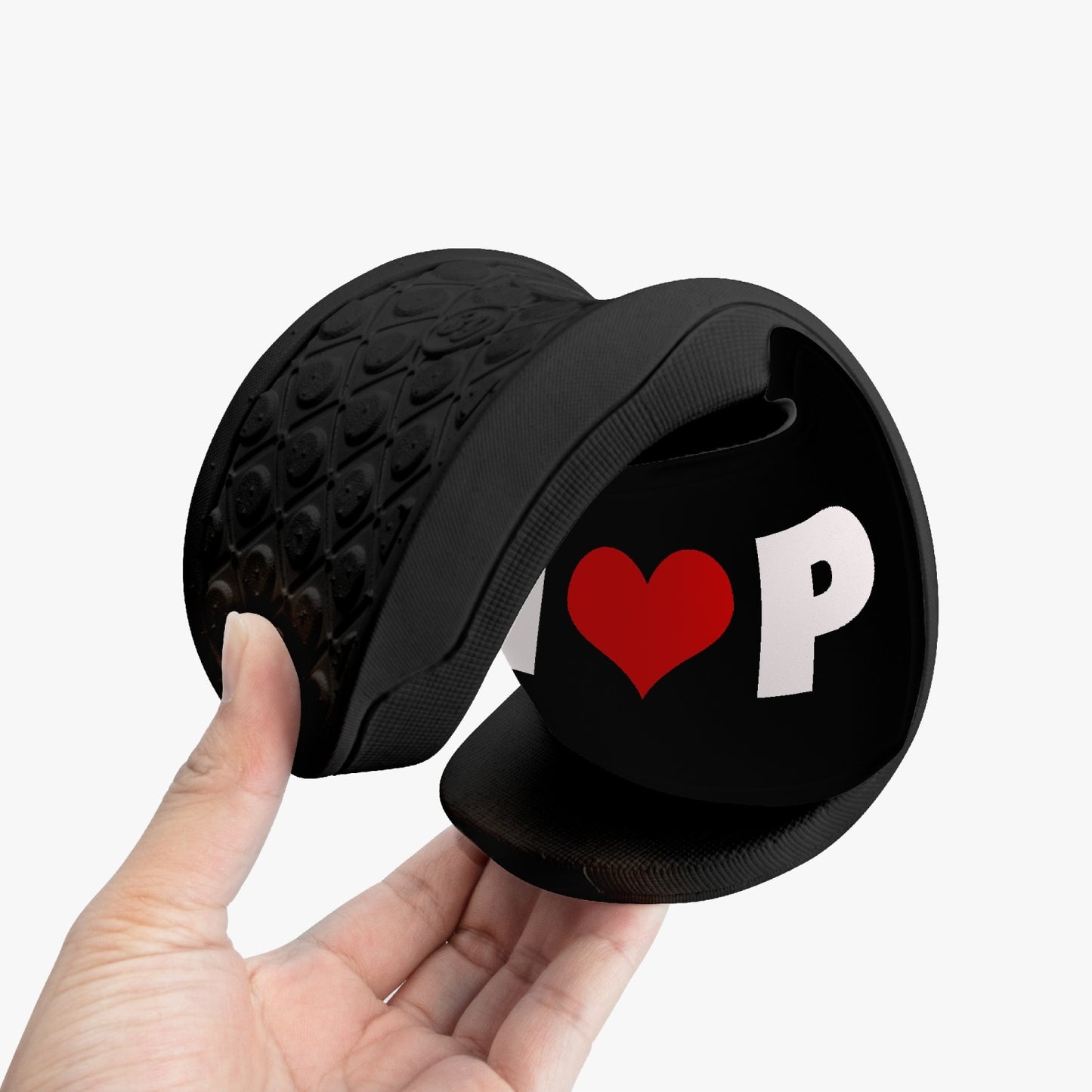 I LUV REAL HIP HOP - BLK  Casual Sandals - Black