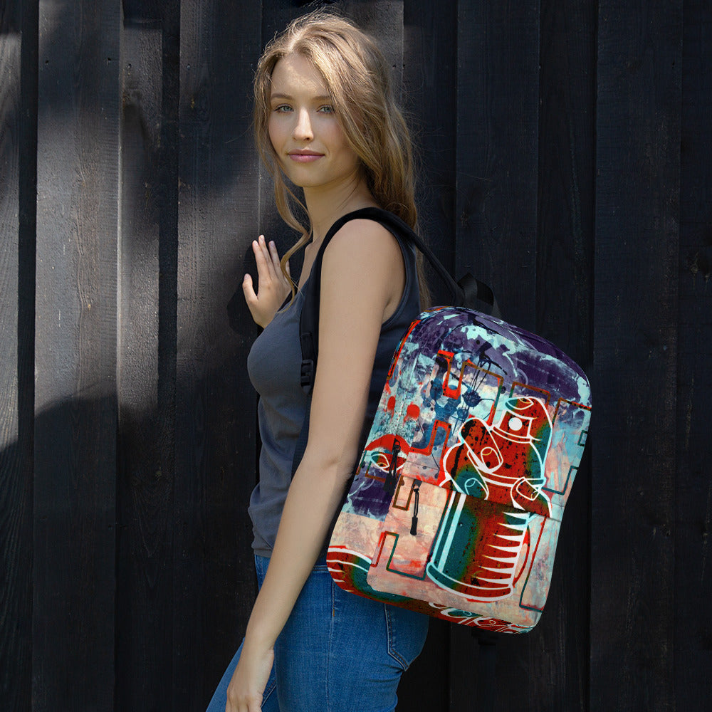 GRAF WALL PURPLE Backpack