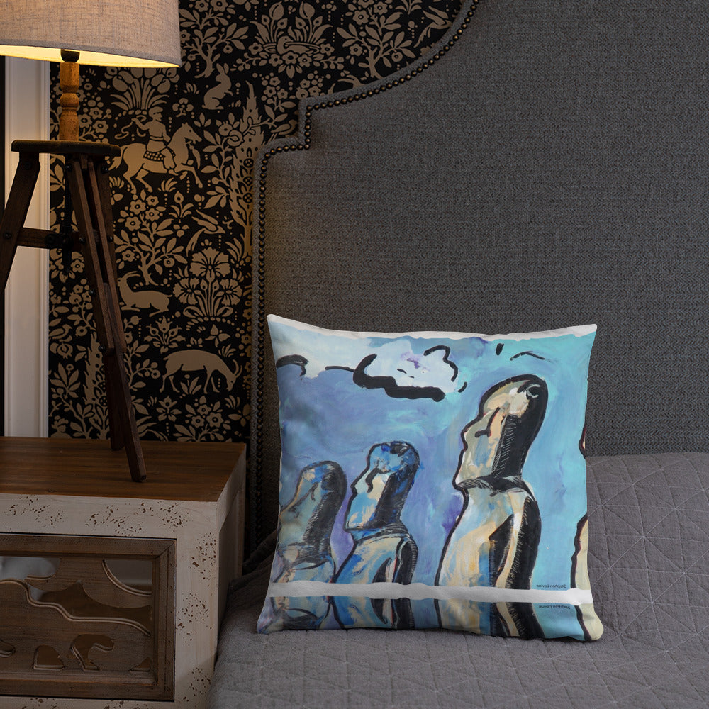 EASTER ISLAND Basic Pillow