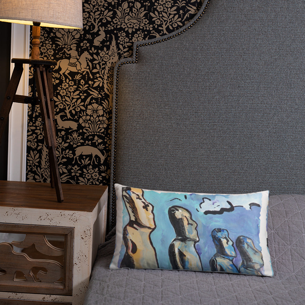 EASTER ISLAND Basic Pillow