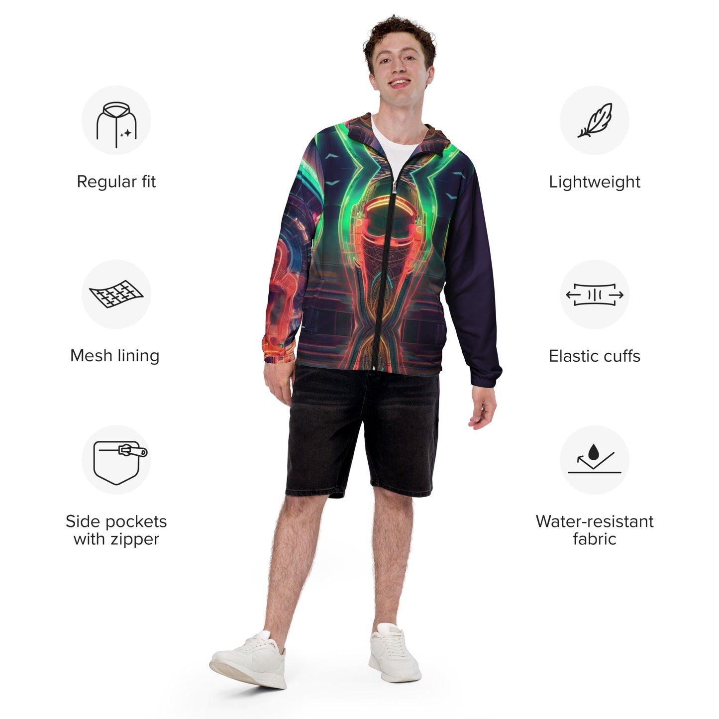 Techno Wizard Men’s windbreaker