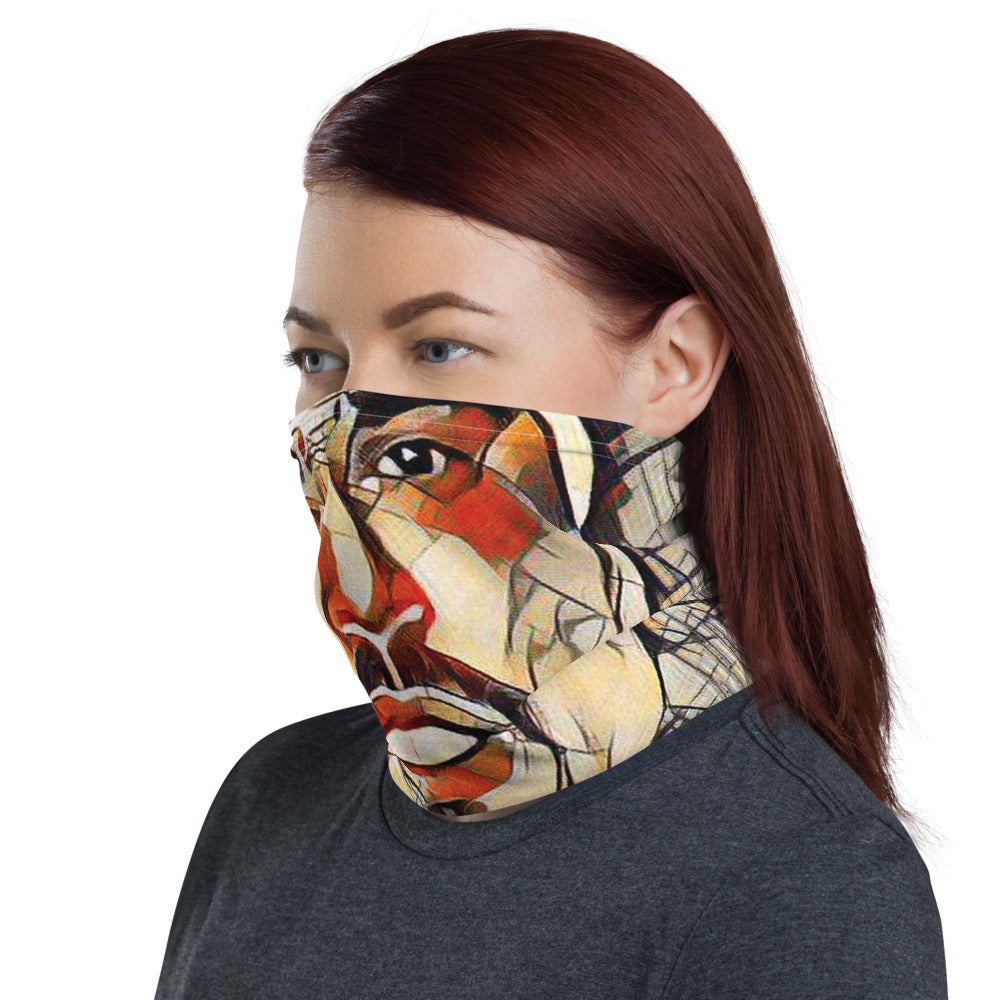 PUN HEX ORANGE Neck Gaiter