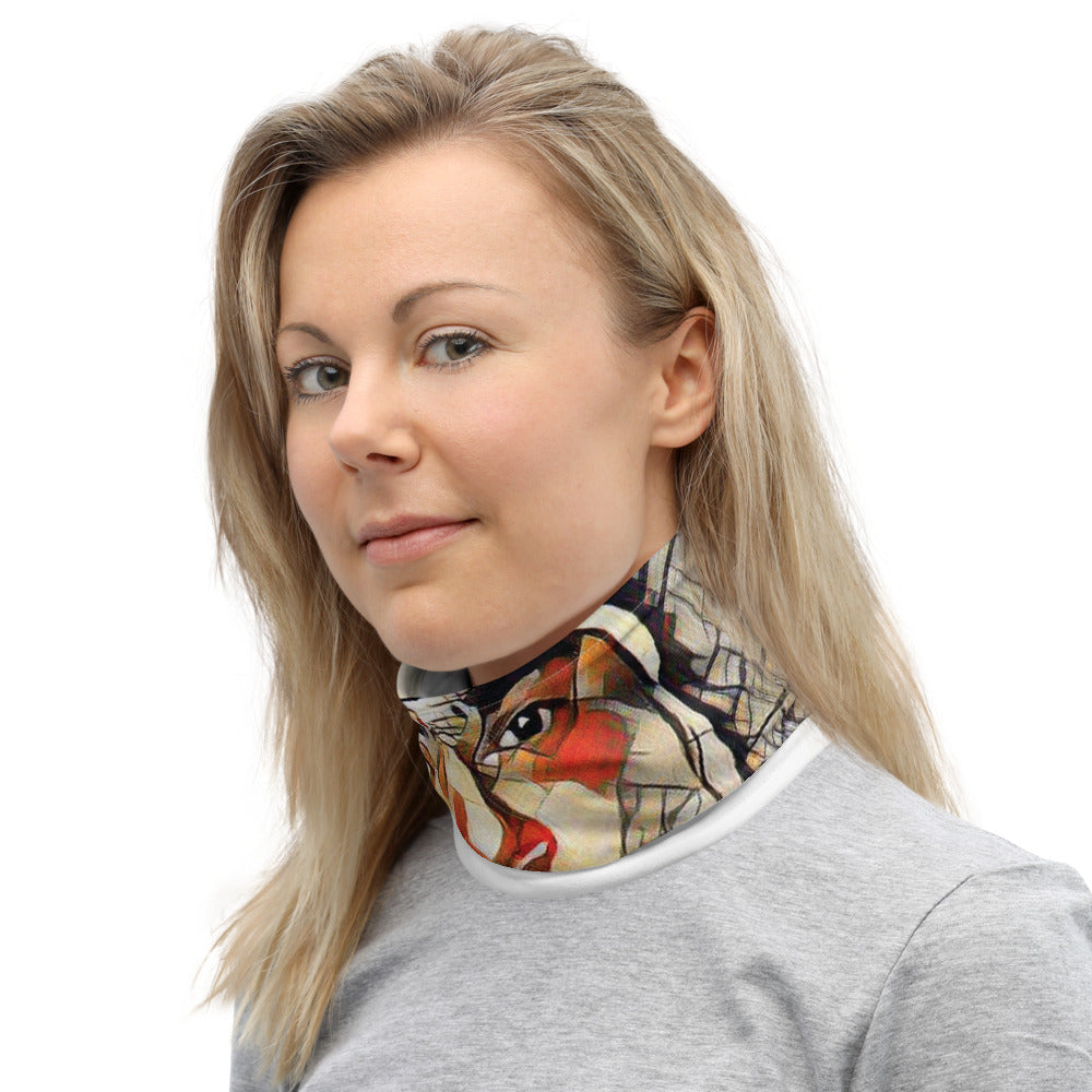 PUN HEX ORANGE Neck Gaiter