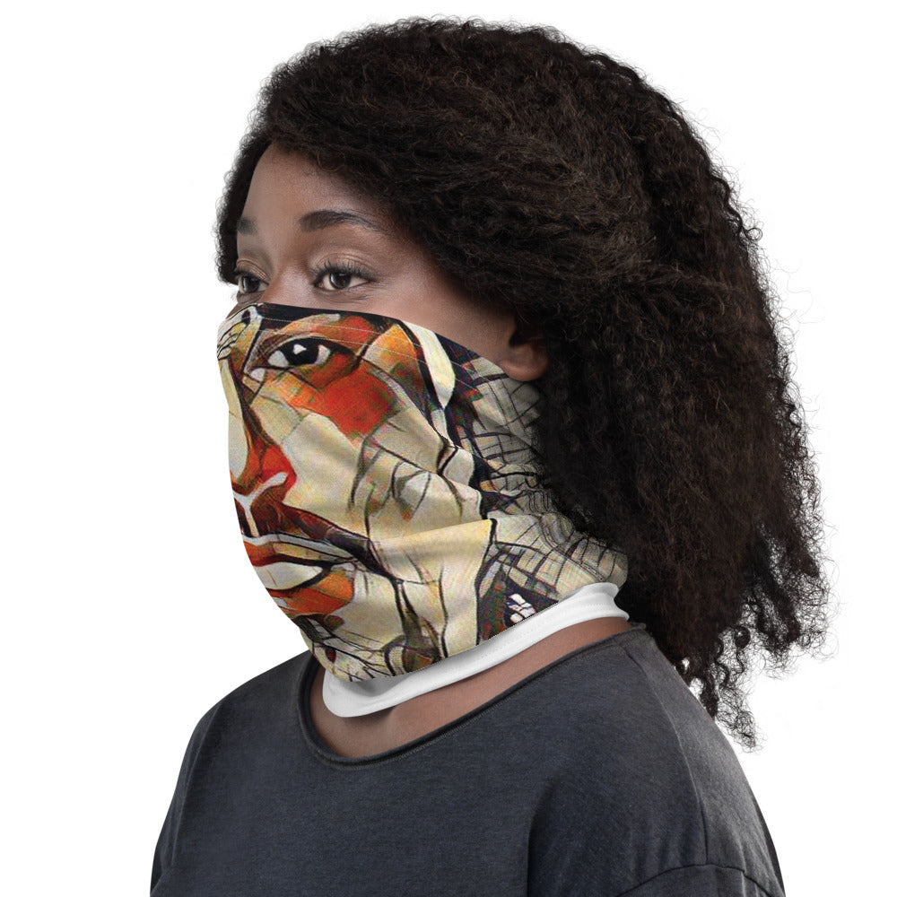 PUN HEX ORANGE Neck Gaiter