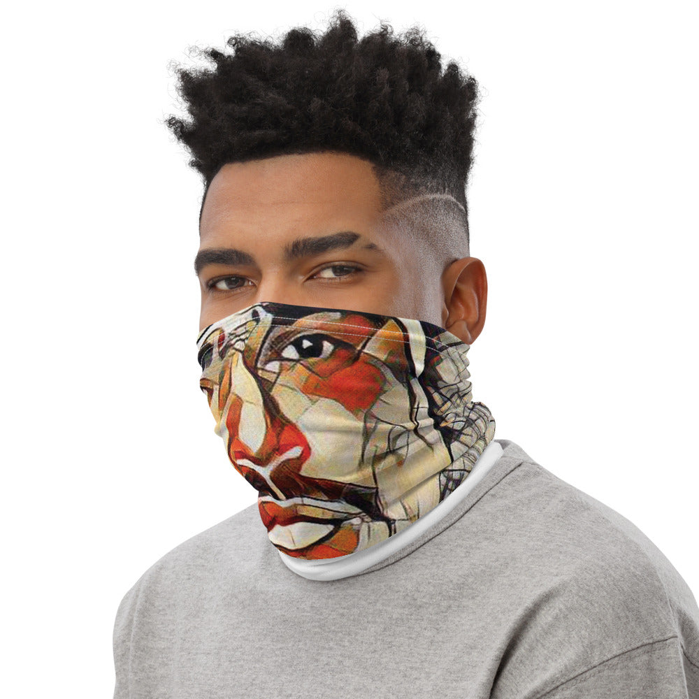 PUN HEX ORANGE Neck Gaiter
