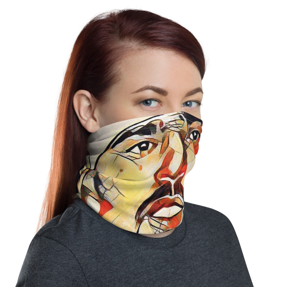 PUN HEX ORANGE Neck Gaiter