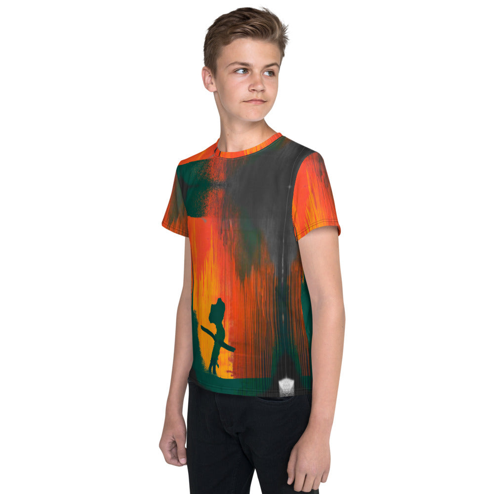 SAMURAI MOUSE Youth crew neck t-shirt