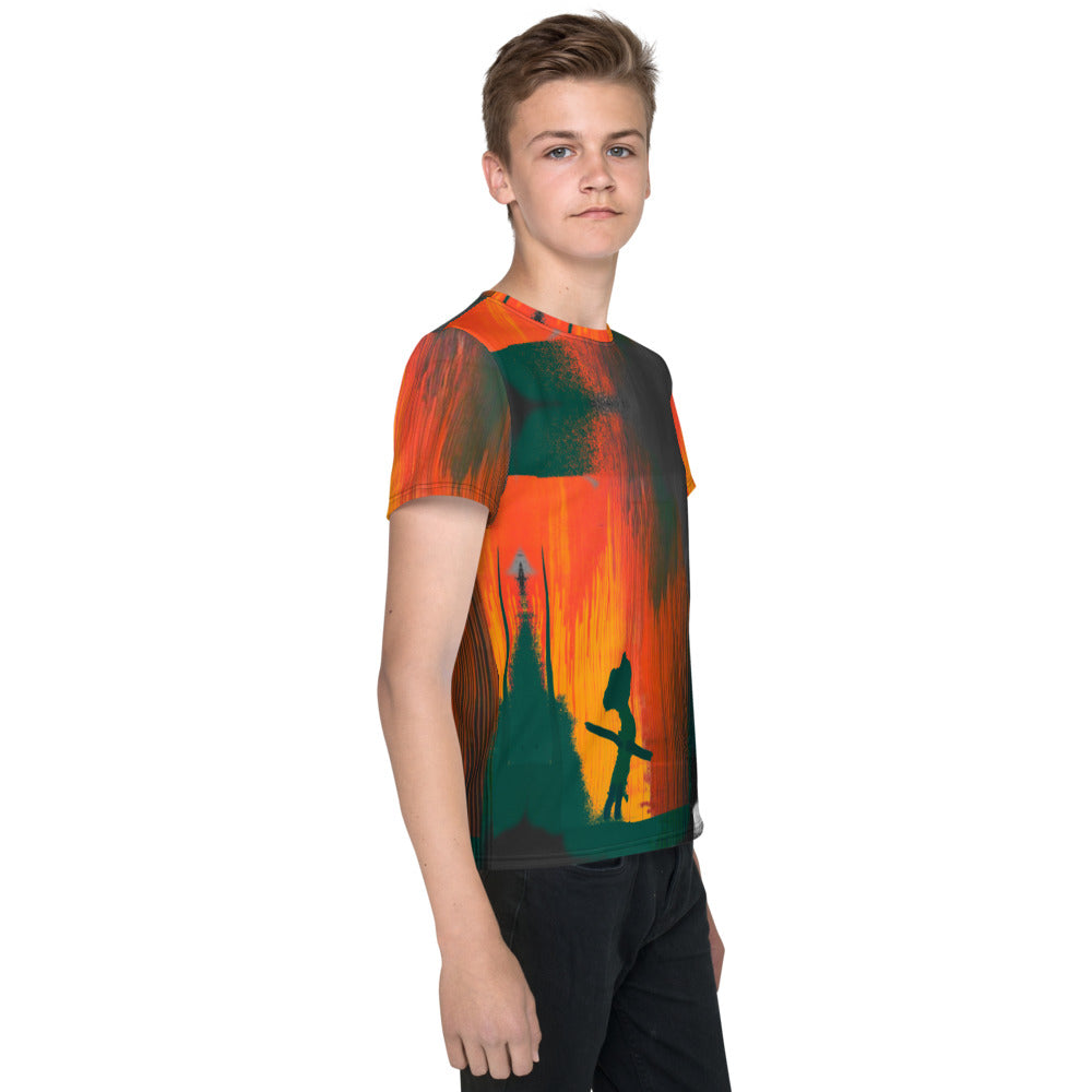 SAMURAI MOUSE Youth crew neck t-shirt