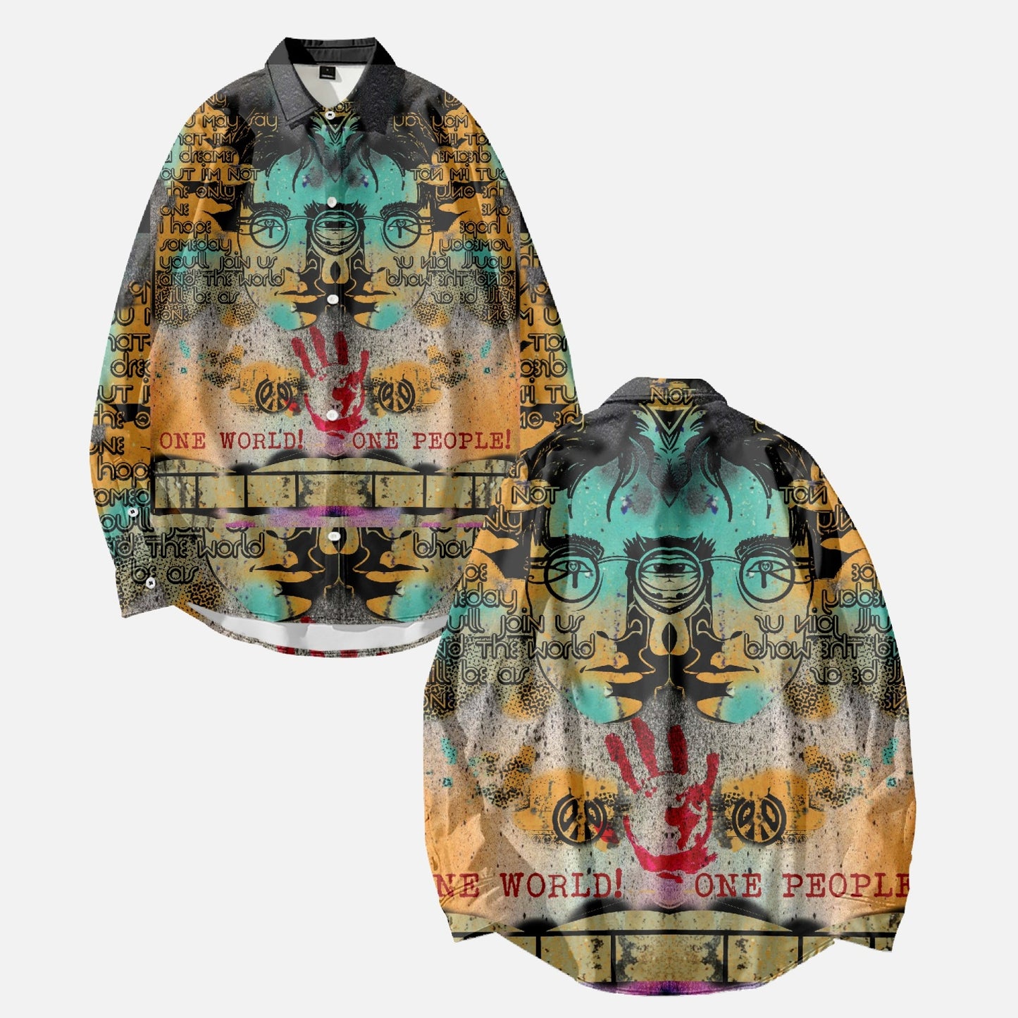 FLAGSMASHER -CM Long Sleeve Shirts