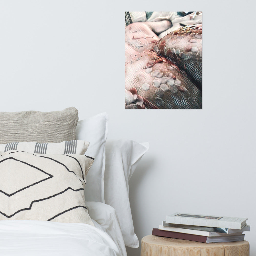 WAX ROSE Photo paper poster