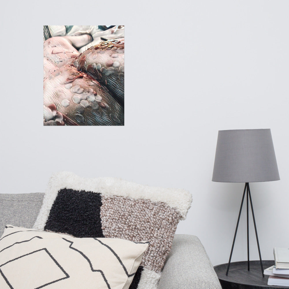 WAX ROSE Photo paper poster