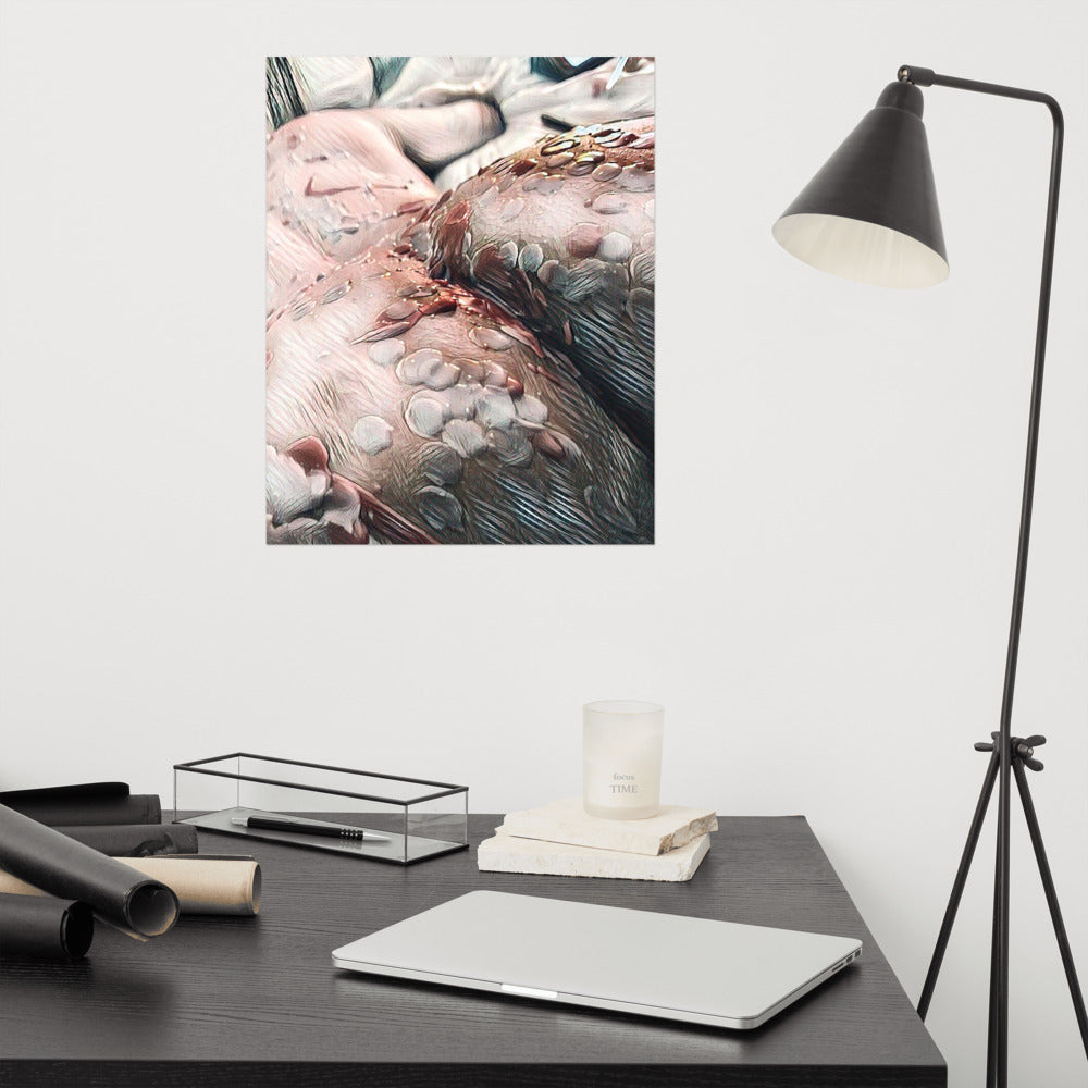 WAX ROSE Photo paper poster