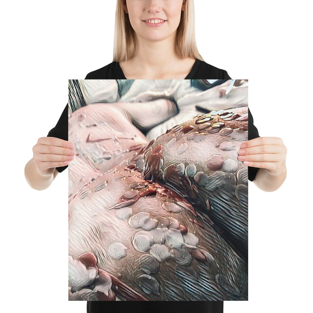 WAX ROSE Photo paper poster