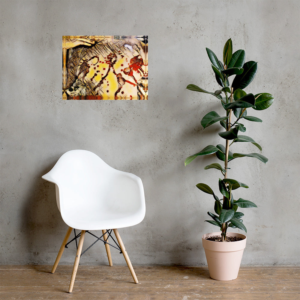 Cera En Senos Photo paper poster