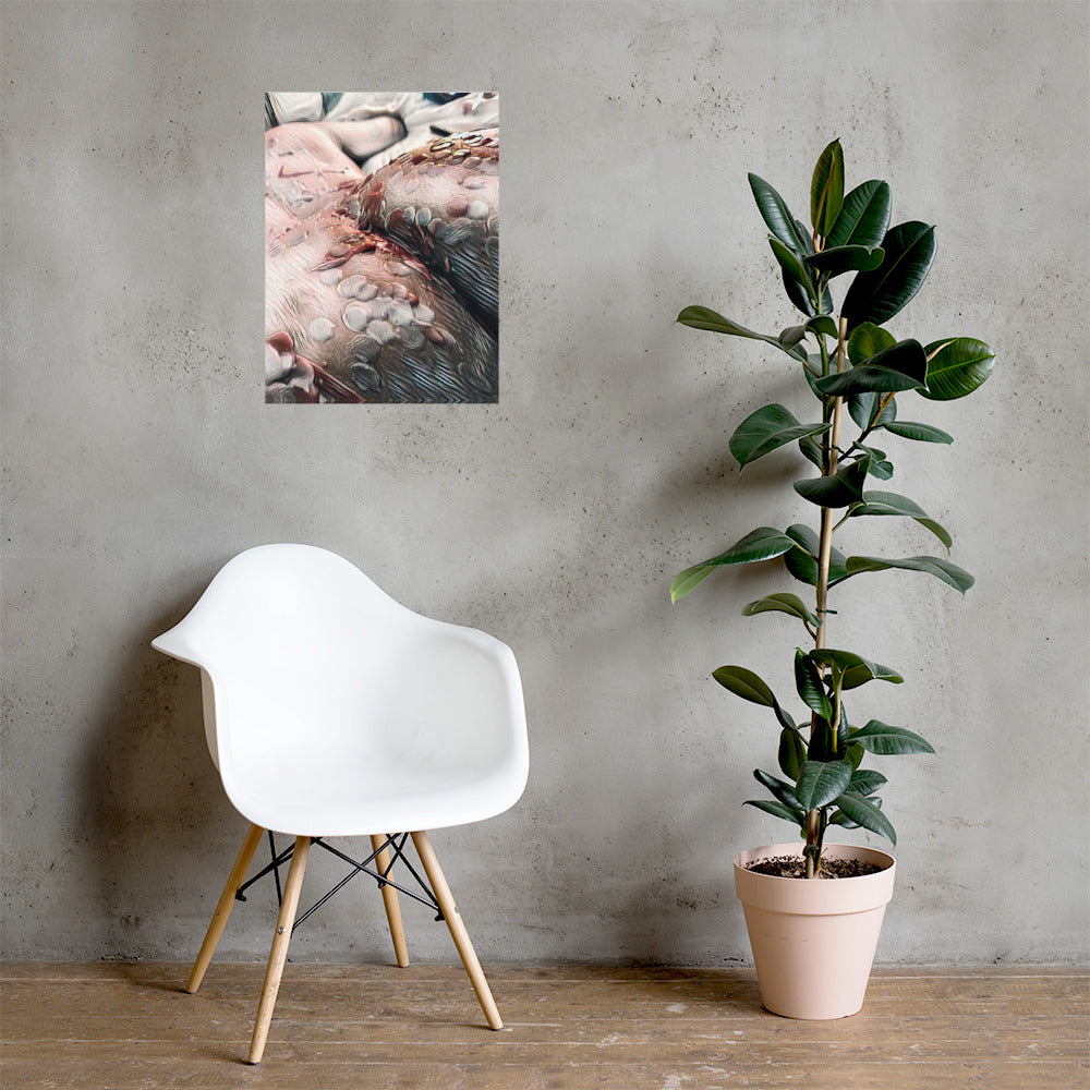 WAX ROSE Photo paper poster