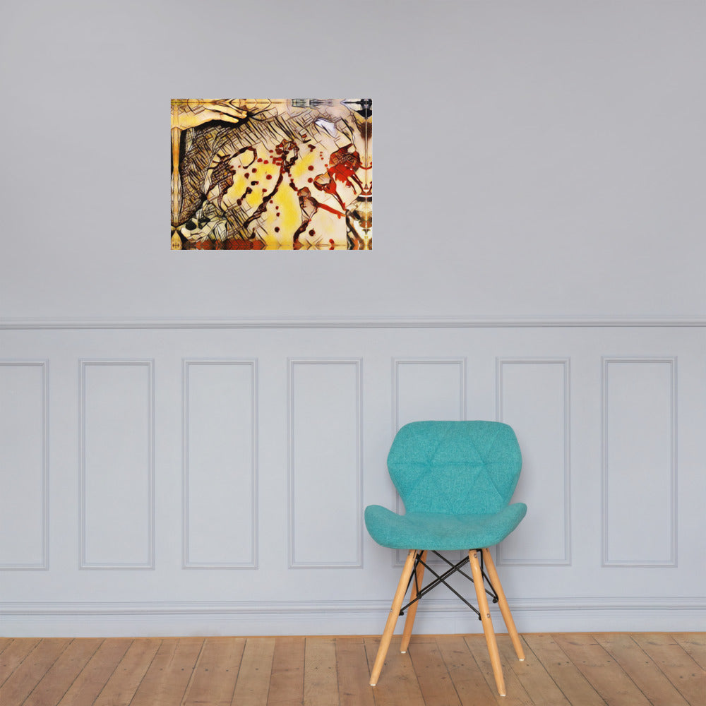 Cera En Senos Photo paper poster