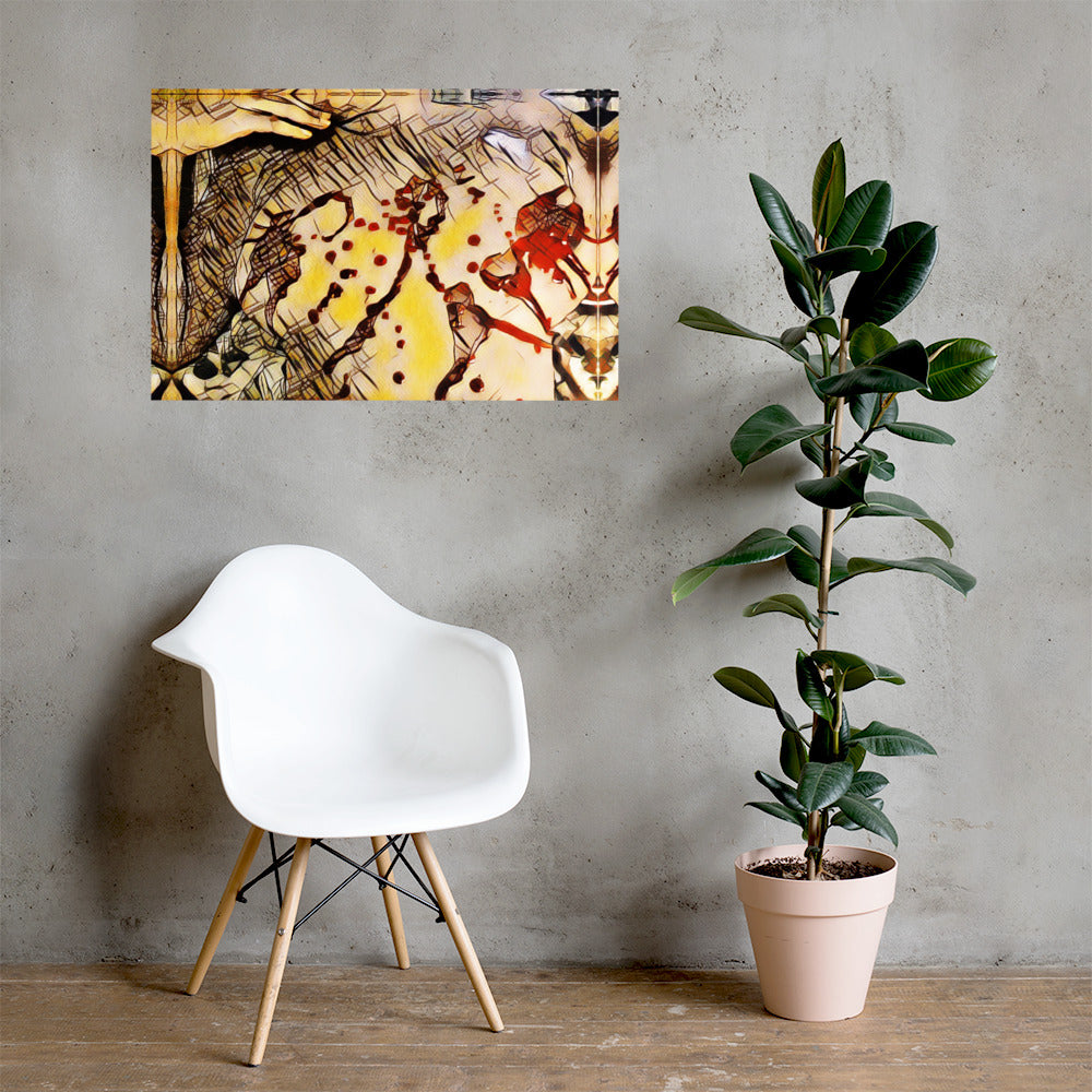 Cera En Senos Photo paper poster