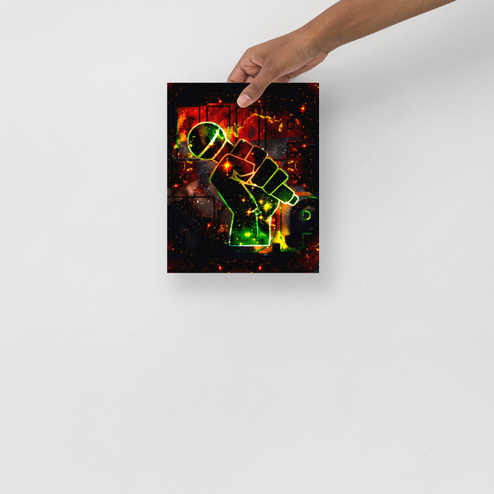 UNIVERSAL EMCEE Photo paper poster
