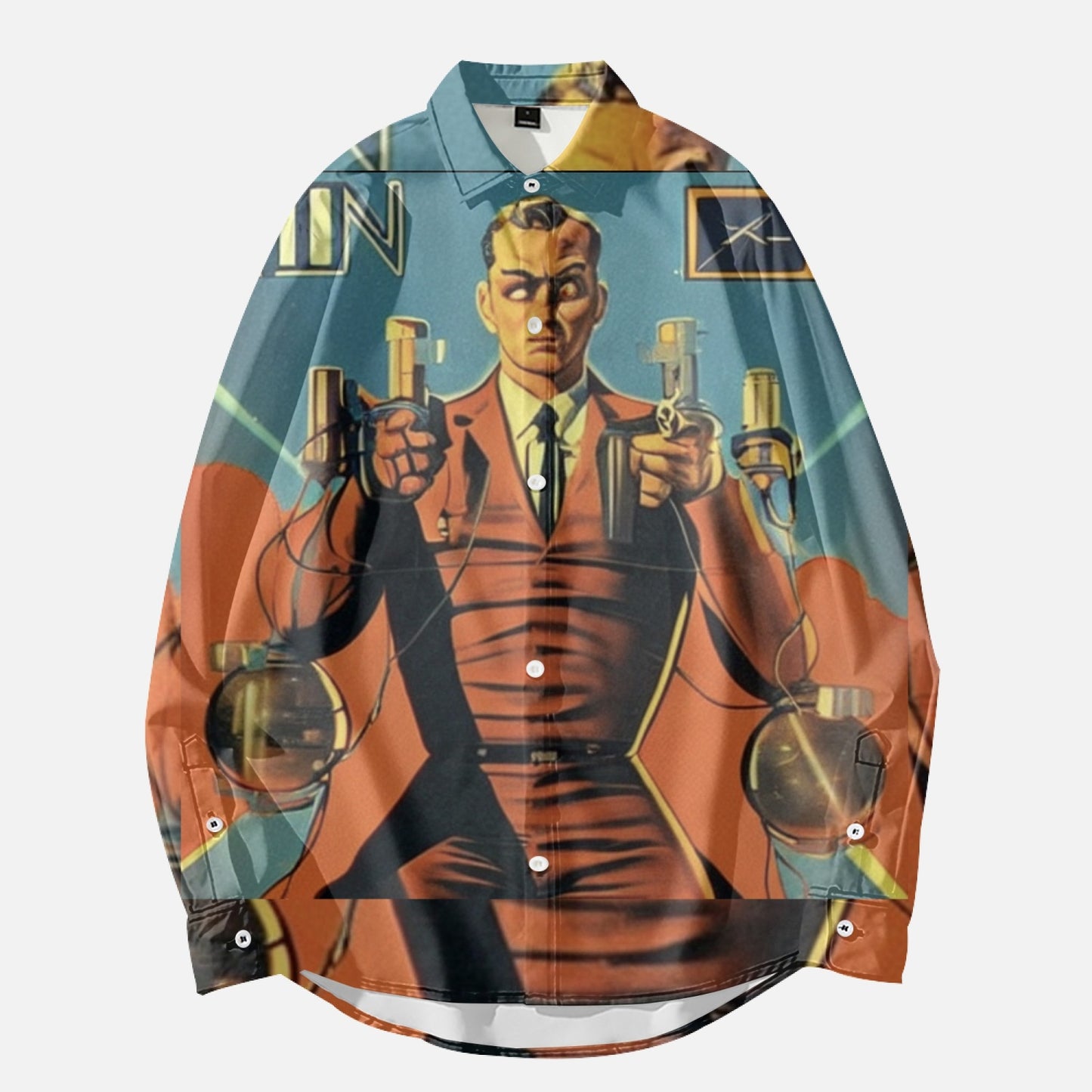 X-1 50s SCIFI Long Sleeve Shirts