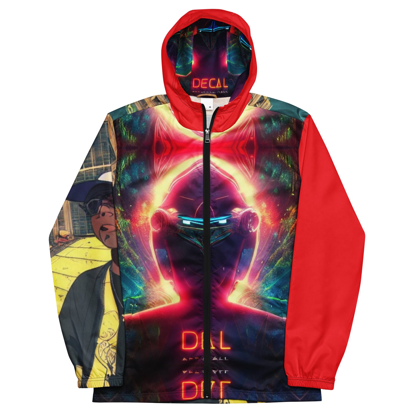 Hip Hop x Anime Men’s windbreaker