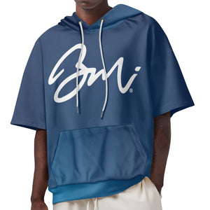 BMI BLU Short Sleeve Hoodie