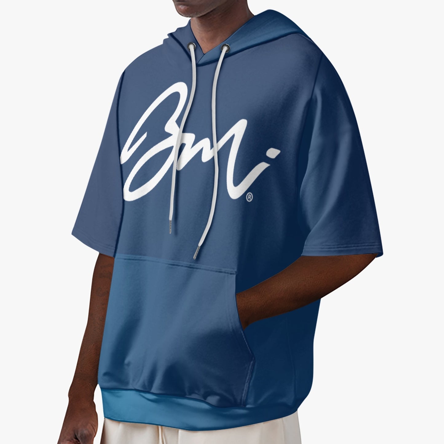 BMI BLU Short Sleeve Hoodie