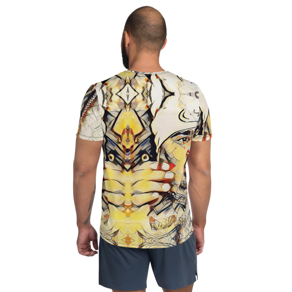 PUN HEX All-Over Print Men's Athletic T-shirt