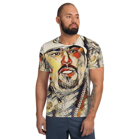 PUN HEX All-Over Print Men's Athletic T-shirt