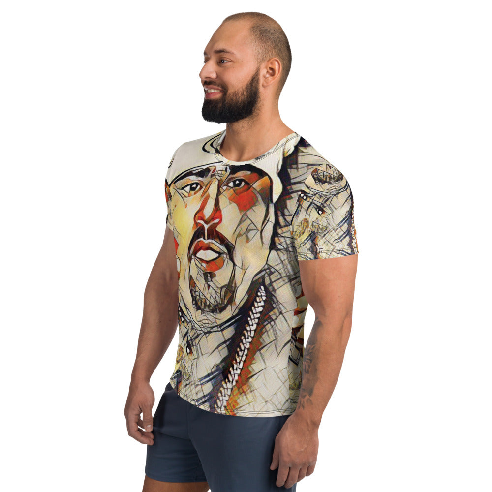 PUN HEX All-Over Print Men's Athletic T-shirt