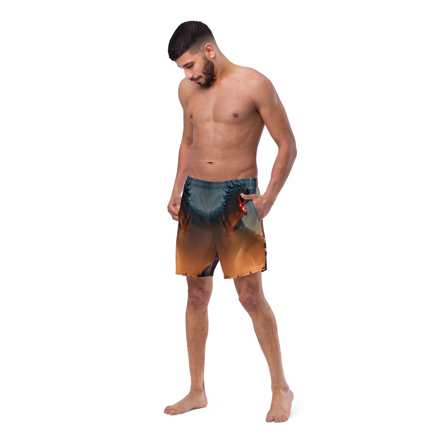 RODON KAIJU Men's swim trunks